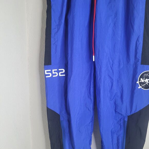 Nike XXL NASA pants Paul George mesh pockets elastic waist logo drawstring - Picture 4 of 11